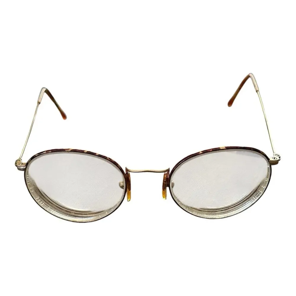 Brooks Brothers Italy BB 128 1007 49 19 140 Gold Tortoise Eyeglass Frames